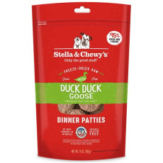 Stella & Chewy's Freeze-Dried Raws Duck Duck Goose For Dogs 鴨朋鵝友(鴨肉及鵝肉配方) 凍乾生肉狗用主糧 25ozX4